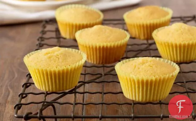Muffins De Pão De Milho Com Mel