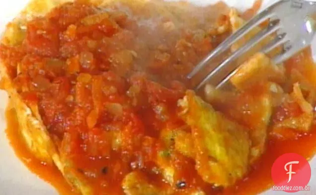 Tripa falsa em molho de tomate: Trippa Finta Al Pomodoro
