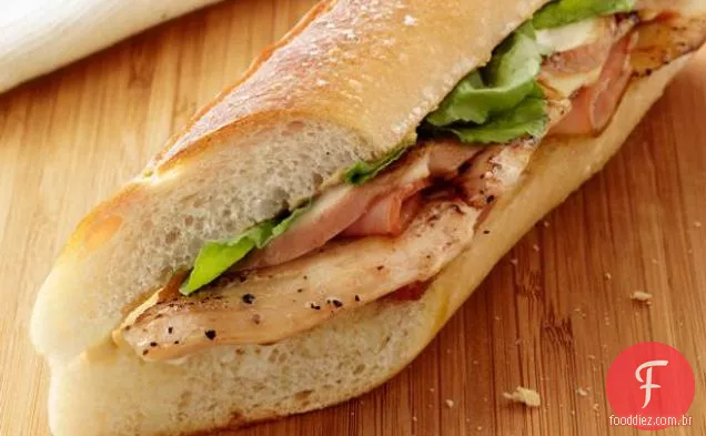 Sanduíches De Frango Cordon Bleu