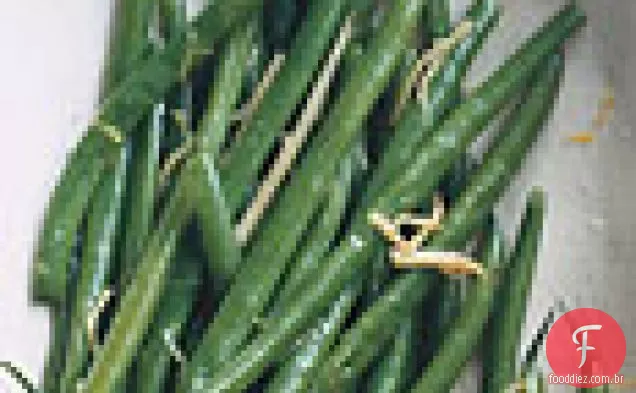 Feijão Verde Com Manteiga De Gengibre
