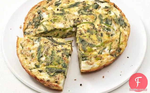Espinafre e Feta Frittata