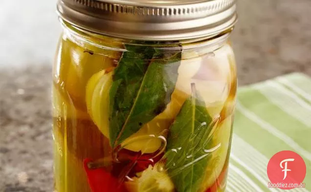 Tomates Verdes Em Conserva