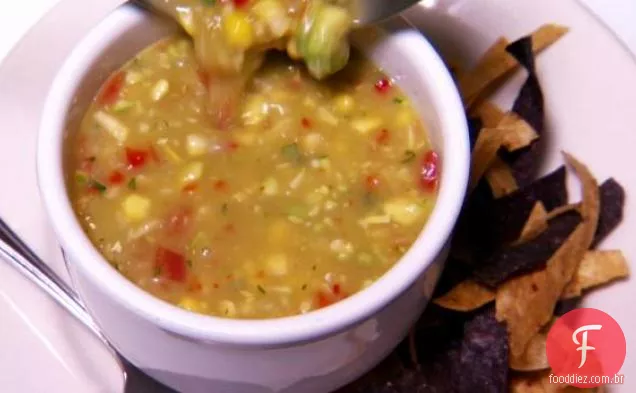 Gazpacho Milho Abacate