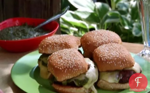 Cheeseburgers Chile Verde