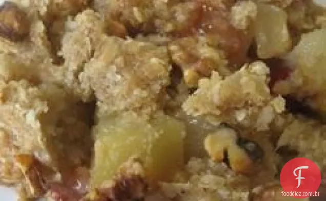 Maçã, Cranberry e pêra crocantes