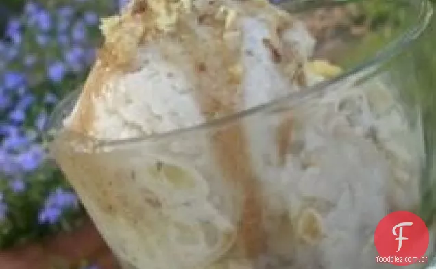 Sorvete De Uísque De Banana Torrado