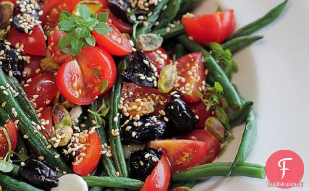 Feijão Verde, Tomate E Azeitonas Pretas