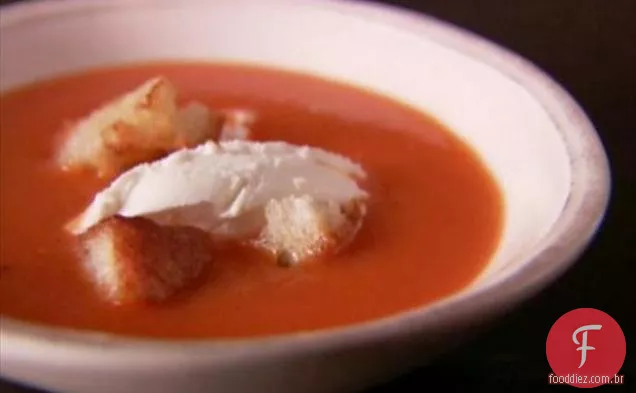 Sopa De Pimenta Vermelha Cremosa