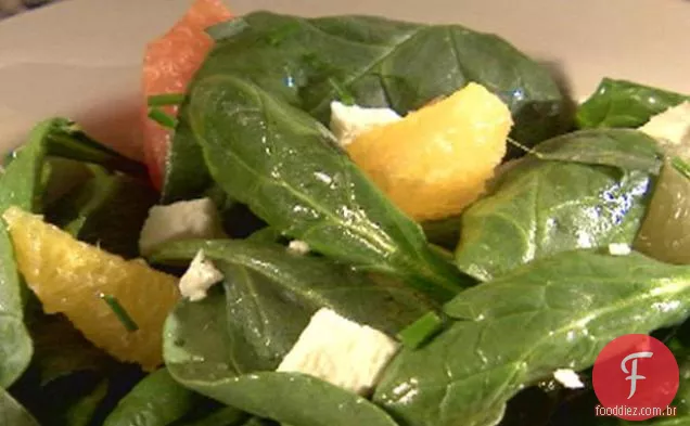Espinafre e salada Cítrica