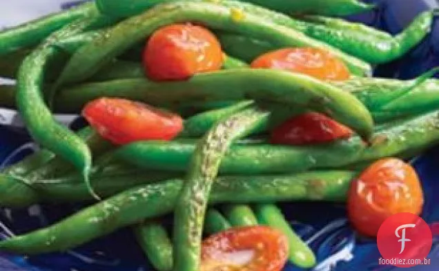 Feijão Verde Salteado E Tomate Cereja
