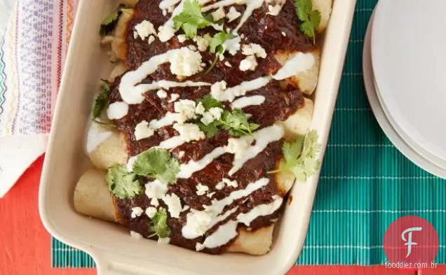 Enchiladas De Toupeira De Frango Mais Fáceis De Sempre