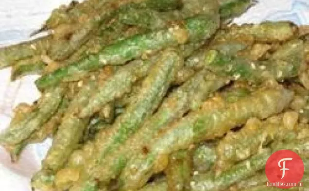 Gergelim Tempura Feijão Verde