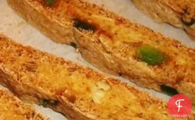 Laranja Amêndoa Anis Biscotti