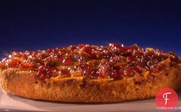 Maple Sweet Potato Bolo De Cabeça Para Baixo