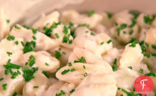 Macarrão e queijo do fogão Tanya