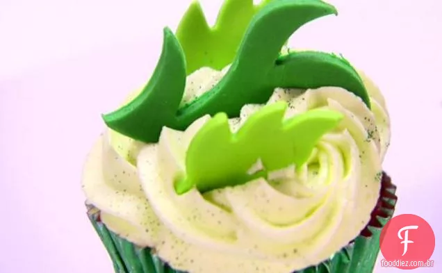 Cupcakes de Limão chave com coalhada de Limão chave