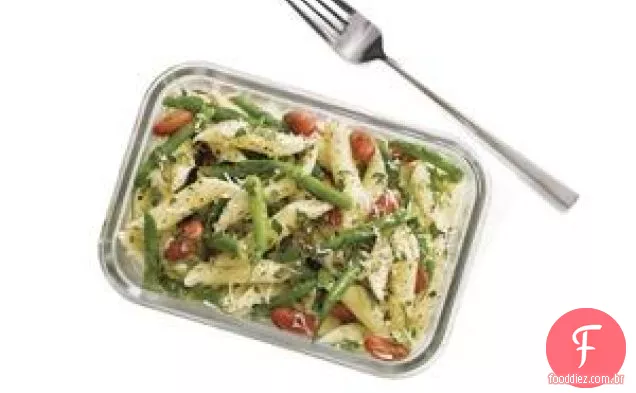 Salada De Feijão Verde E Macarrão