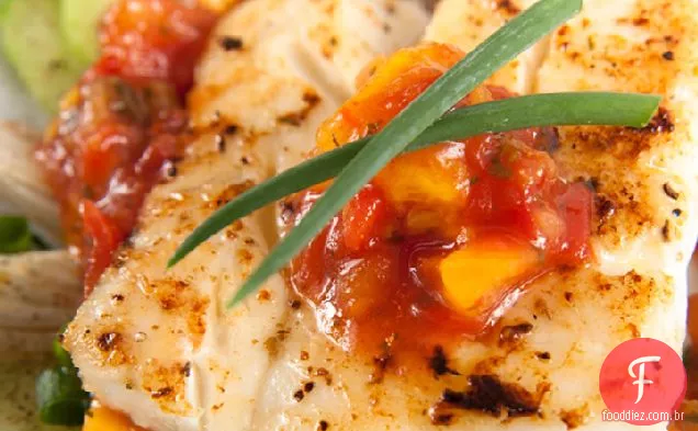 Halibut Com Açafrão Aioli