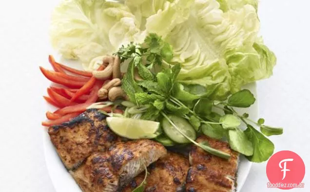 Thai Red Curry Mahi Mahi Salad