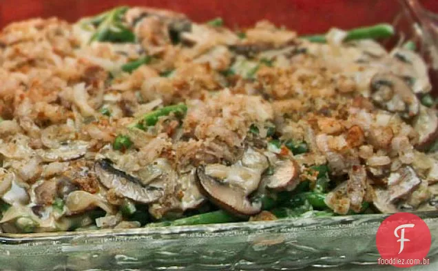 Caçarola de feijão verde (a sequência vegana e sem glúten)