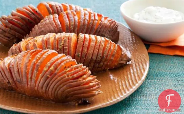 Batata-Doce Hasselback