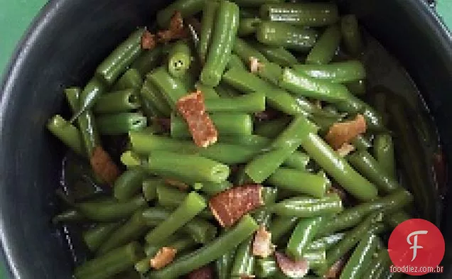 Feijão Verde Cozido Com Bacon