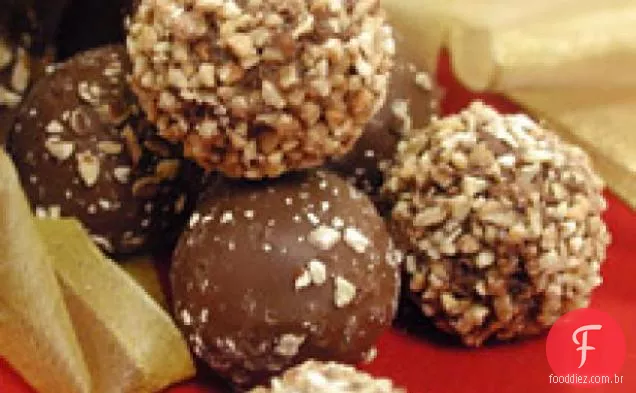 Chocolate Caramelo Amendoim Trufas