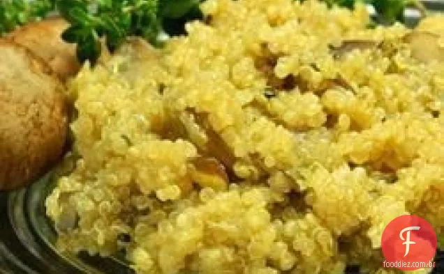 Quinoa Pilaf Com Cogumelos