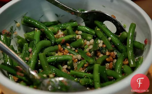 Salada De Feijão Verde, Wheatberry E Cevada