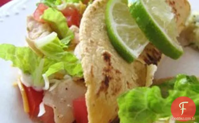 Tacos Macios De Frango Com Limão