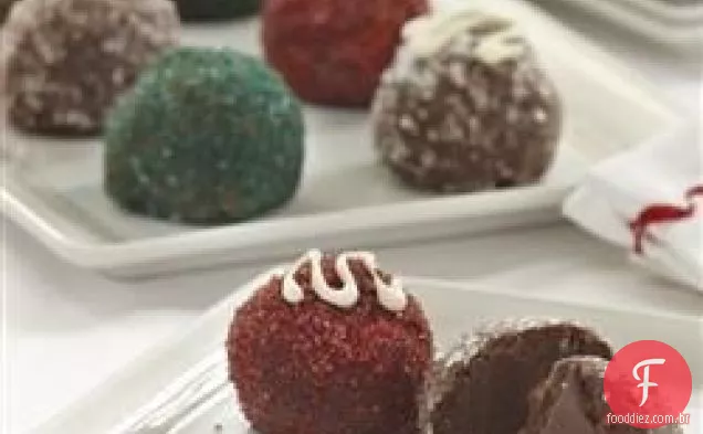 Biscoitos Trufas De Hortelã-Pimenta