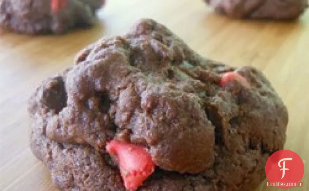 Double Coco Double Chocolate Chip Cookies (uma reviravolta nos cookies Toll House®)