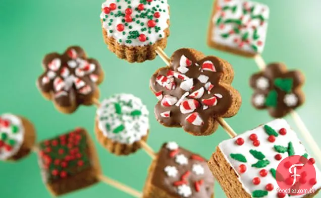 Mordidas de biscoito de gengibre (receita sem glúten*)