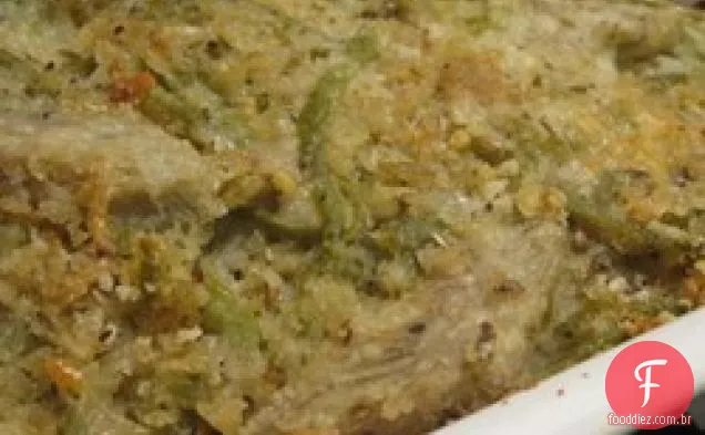 Caçarola De Alcachofra De Feijão Verde