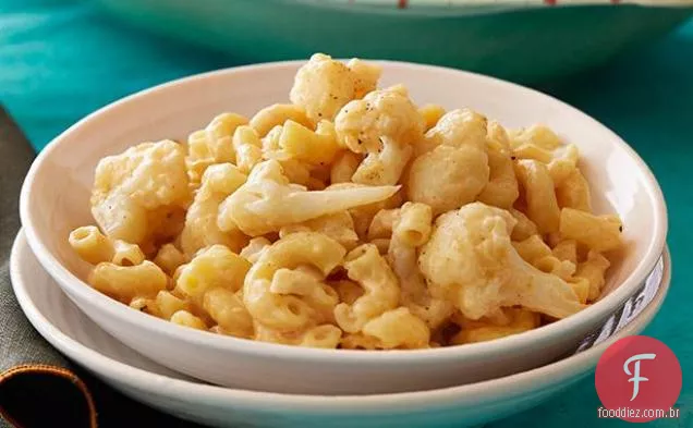 Mac-N-fumado Gouda com couve-flor