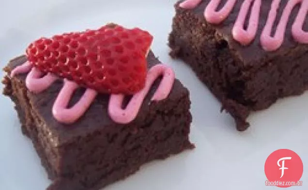 Morango Brownies