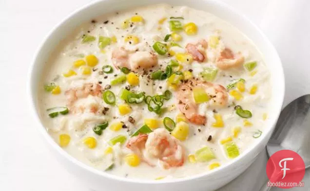 Baixo País Camarão Chowder