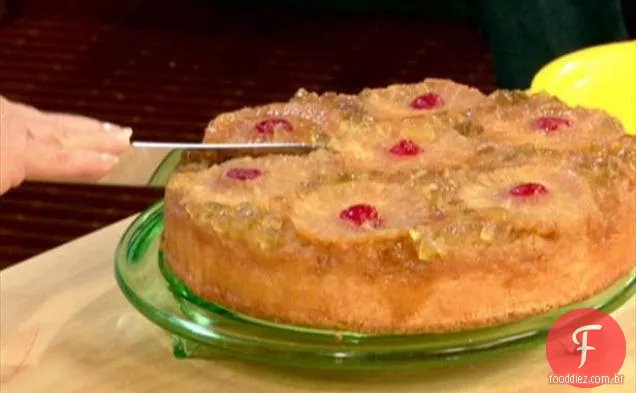 Bolo De Abacaxi De Cabeça Para Baixo