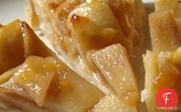Torta Rústica Da Fruta Do Outono