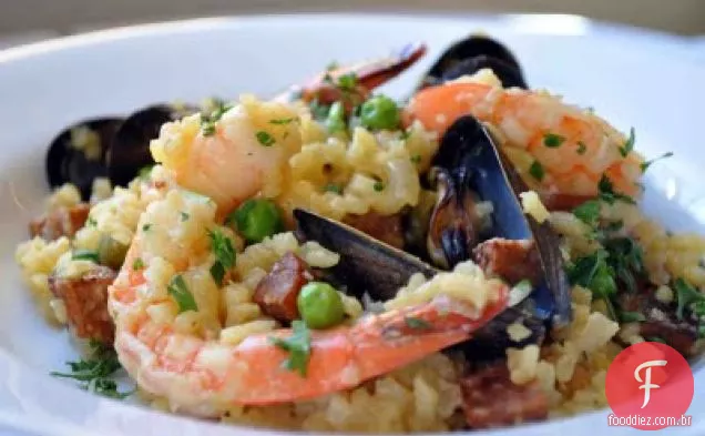 Saffron Seafood Paella