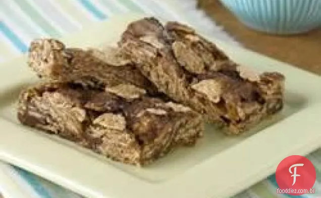Barras De Cereais Com Manteiga De Amendoim