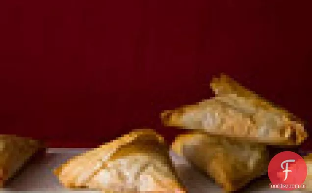 Triângulos De Batata Samosa Phyllo