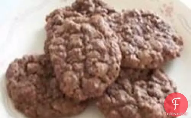 Biscoitos De Aveia Com Chocolate
