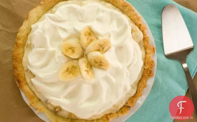 Torta De Creme De Caramelo De Banana