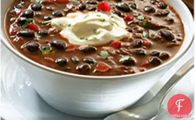 Sopa De Feijão Preto Chipotle
