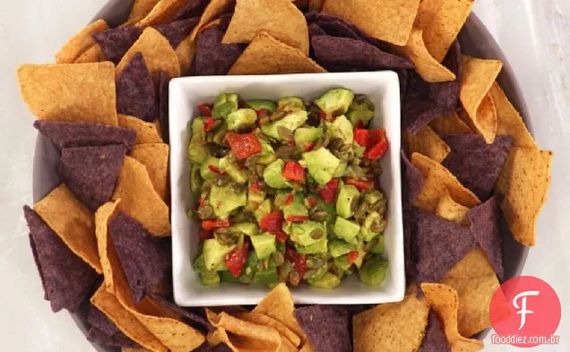 Salsa de sementes de abacate e abóbora