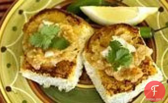 Pav bhaji (purê de legumes temperados com pãezinhos macios)