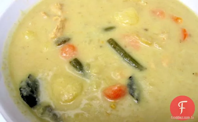 Ensopado De Leite De Coco Cristão Sírio Tradicional
