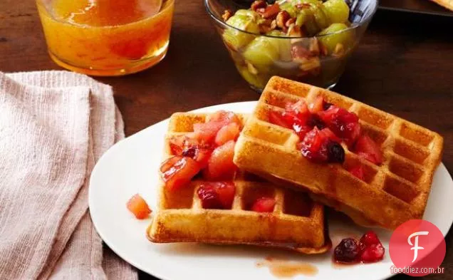 Waffles De Manteiga Marrom