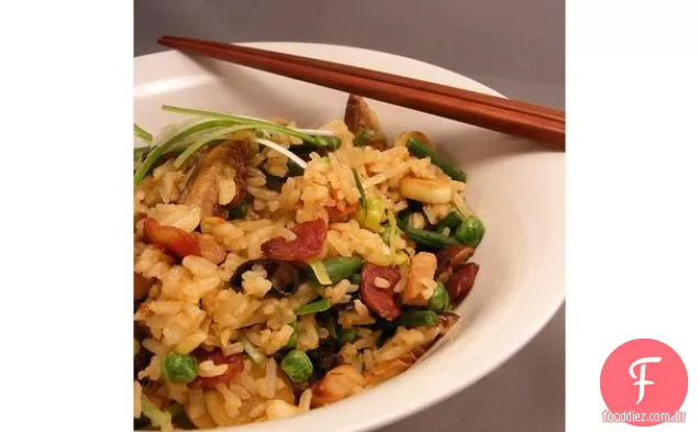 Arroz Frito Com Cogumelos